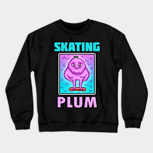 SKATING PLUM Crewneck Sweatshirt